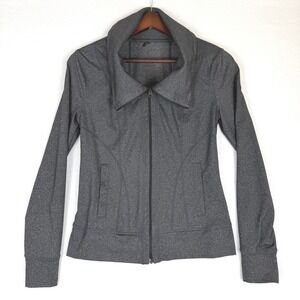 Prana‎ Cori Jacket Womens Small Dark Grey Zip Up Activewear Performance Stretch